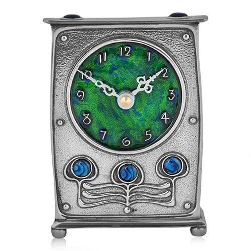 Artisan-made Archibald Knox Clock 48 with Celtic design, featuring intricate details and a classic finish.