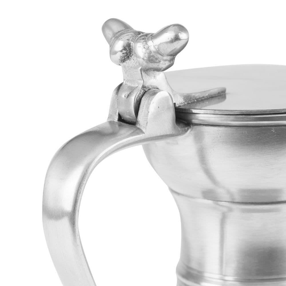 Elegant Bavarian 1L glass jug with a traditional design, perfect for barware and drinkware.