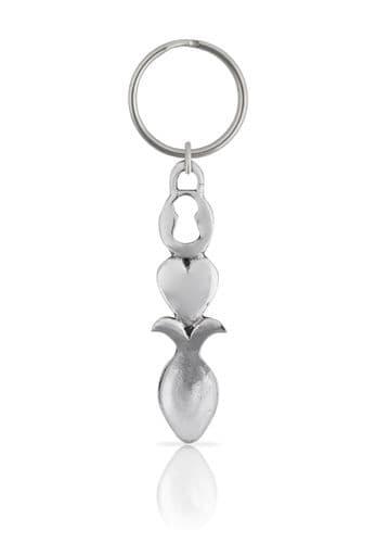 Lock and Heart Lovespoon Keyring