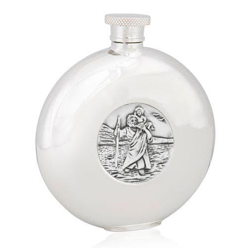 St Christopher Round Flask