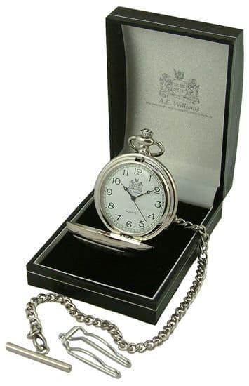 Zweifarbige Liebes-Knoten Taschenuhr