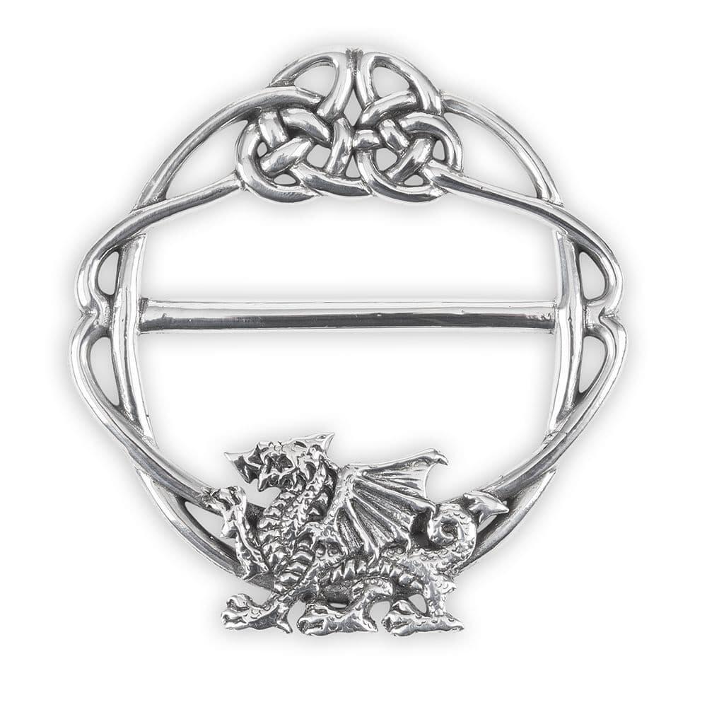 Welsh Dragon Scarf Ring