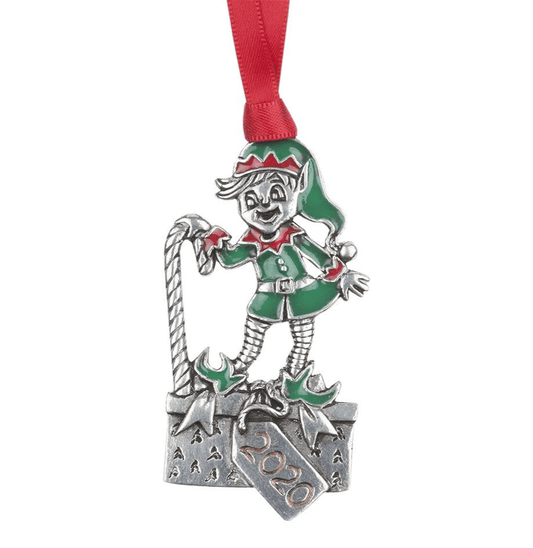 2020 Limited Edition Christmas Elf ornament in a festive gift box by My Store