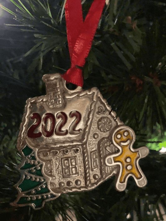 2022 Limited Edition Christmas ornament featuring a festive design, perfect for holiday tree decoration by My Store