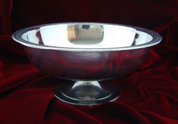 White ceramic 8-inch footed rice bowl by My Store, ideal for dining and food service.