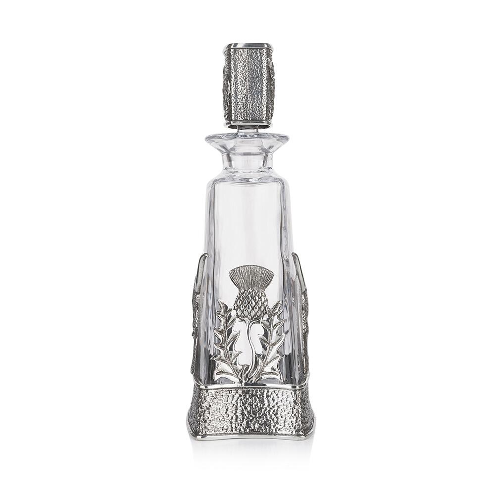 Carafe en Étain et Cristal Vache des Highlands