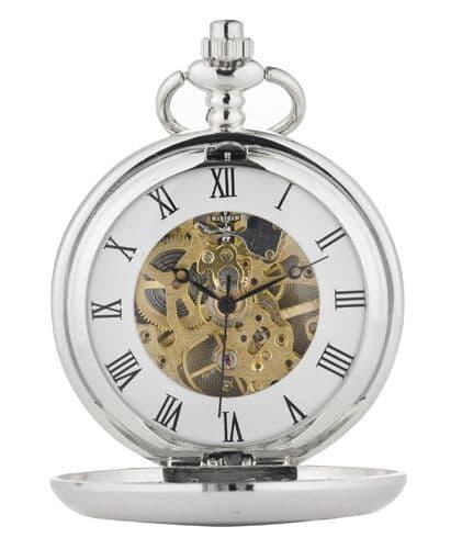 Classic mechanical pocket watch with aviation design, 17 jewels, by My Store, featuring Battle of Britain motif.