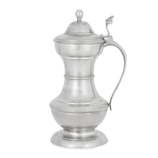 Bavarian 1.5L bellied jug in ceramic with intricate artisan design, perfect for collectors and entertaining.