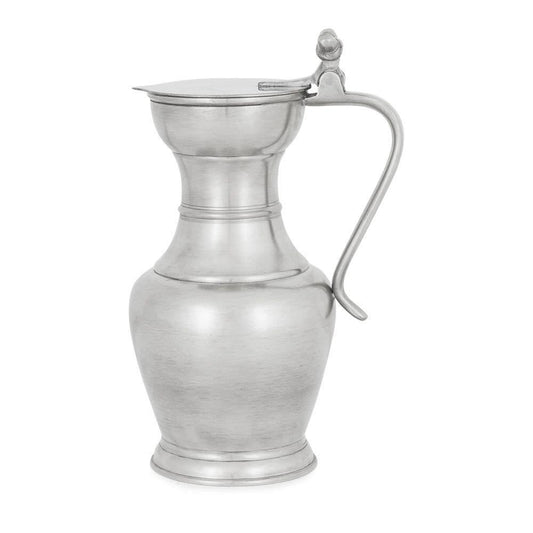 Elegant Bavarian 1L glass jug with a traditional design, perfect for barware and drinkware.