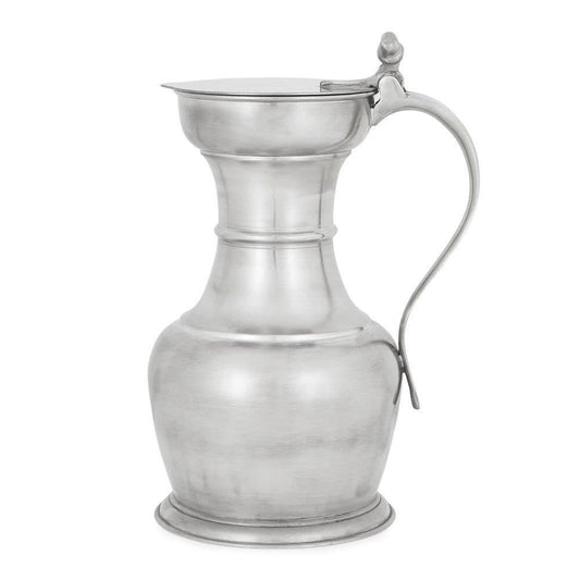 Blue and white ceramic Bavarian beer jug with traditional patterns, 2.5L capacity by My Store
