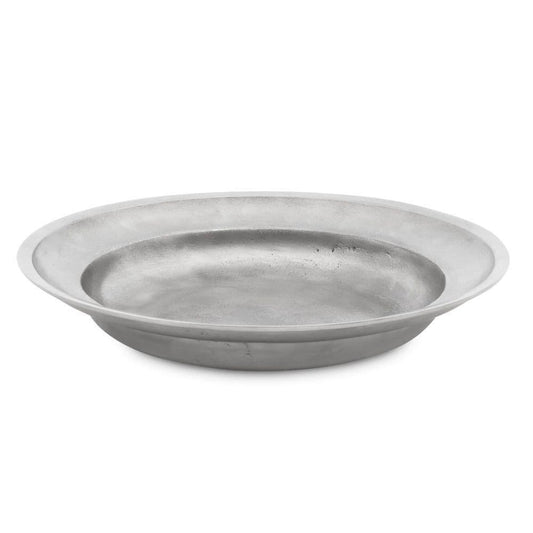 Bavarian deep rim 12-inch plate in blue and white, featuring intricate artisanal patterns by My Store
