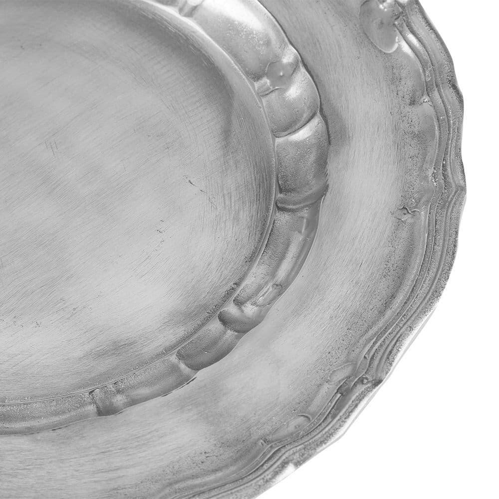 Bavarian double scalloped 9.5-inch decorative plate in elegant artisan design by My Store