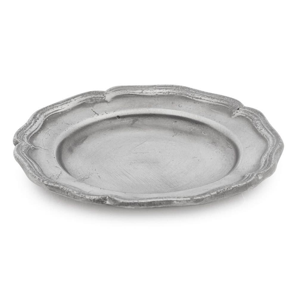 Bavarian Wave Edge 12-inch decorative plate in blue and white, collectible display piece by My Store