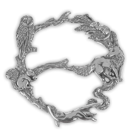 British Wildlife Scarf Ring