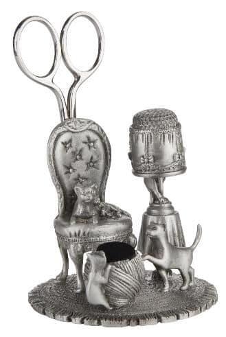 Functional sewing station with cat-themed decor, crafted in the UK by My Store, perfect for cat lovers and crafters.