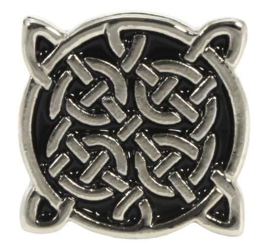 Antique silver Celtic knot cufflinks by My Store, featuring intricate designs, perfect for Father's Day gifts.
