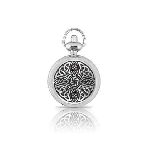 Elegant Celtic Knot ladies watch with silver-tone metal band and intricate design by My Store