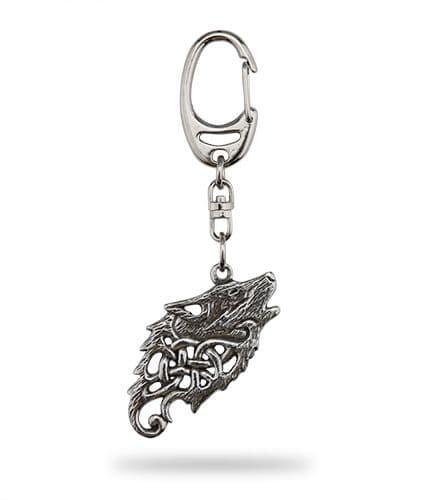 Porte-clés Loup Celtique