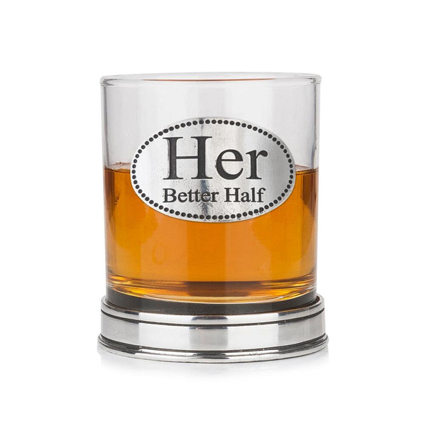 Her Better Half Pewter Whisky Tumbler