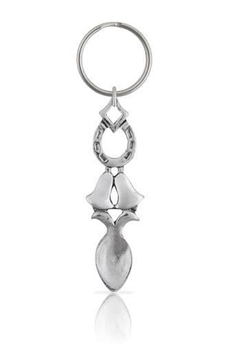 Horseshoe and Bells Lovespoon Keyring