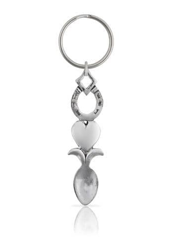 Horseshoe and Heart Lovespoon Keyring