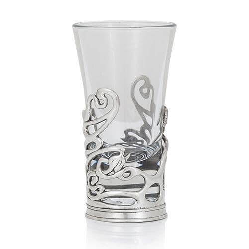 Porte-verre à shot en étain