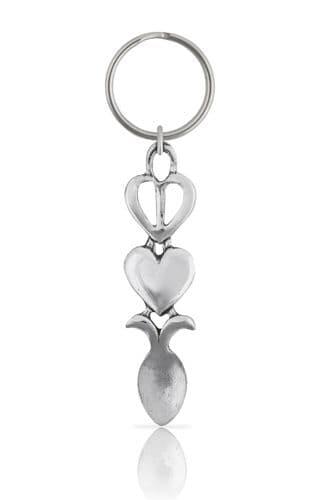 Open Heart Lovespoon Keyring
