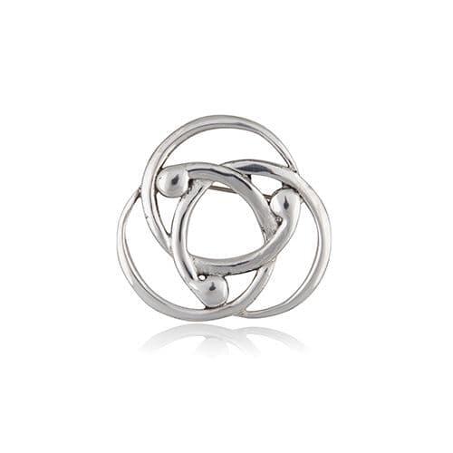 Broche en Étain Ouvert