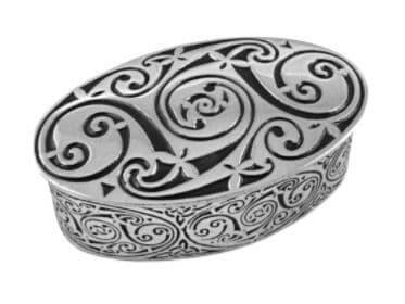 Oval Swirl Celtic Box