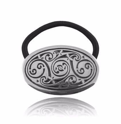 Oval Triple Swirl Hair Bobble