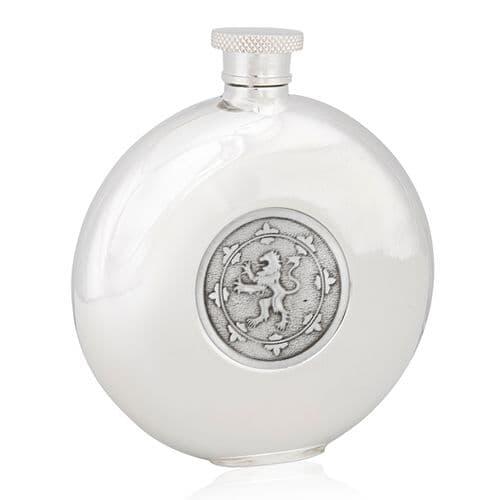 Flasque Ronde Lion Rampant