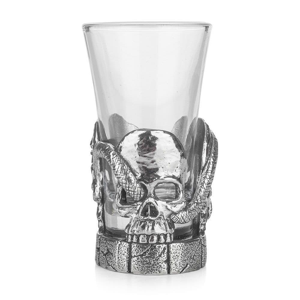 Porte-verre à shot en forme de crâne