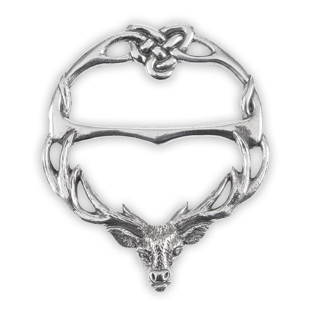 Stag Scarf Ring