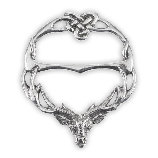 Stag Scarf Ring