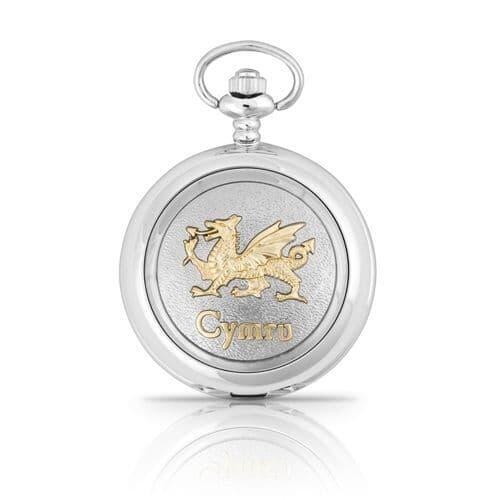 Montre de Poche Mécanique Deux Tons Cymru