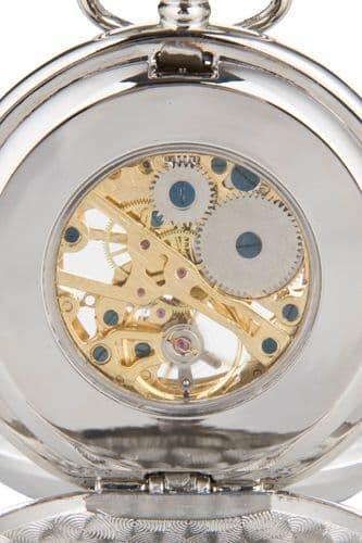 Zweifarbige Liebes-Knoten Taschenuhr