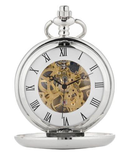 Zweifarbige Liebes-Knoten Taschenuhr