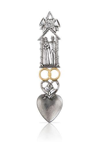 Wooden wedding lovespoon in intricate design, available in 6", 9", and 12" sizes by My Store