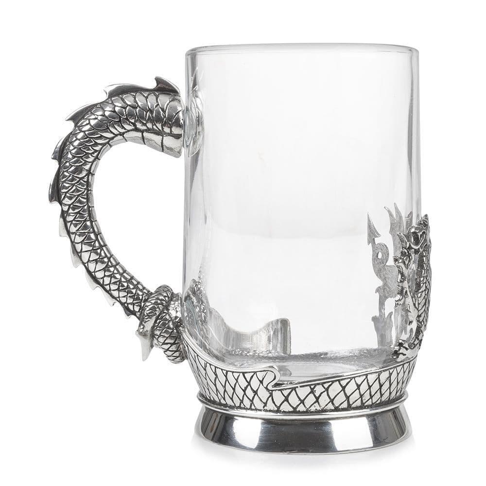 Welsh Dragon Glass Tankard