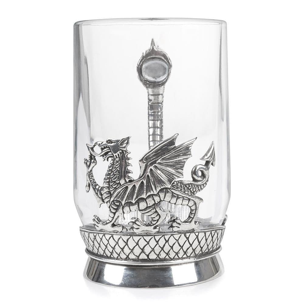 Welsh Dragon Glass Tankard