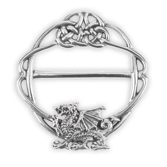 Welsh Dragon Scarf Ring